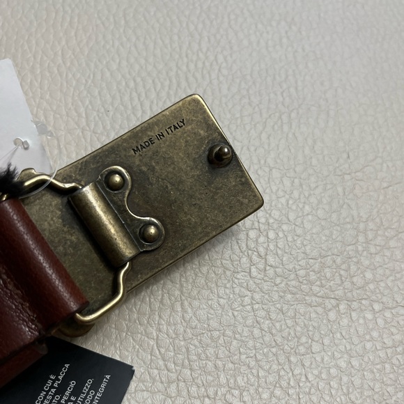 NWT - Ice Iceberg Men’s Leather Belt - Made in Italy - Size 115cm / XXL - Picture 4 of 6